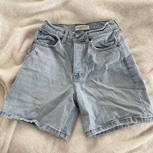 Dad denim shorts